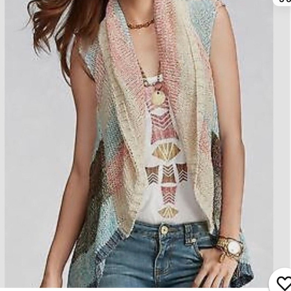 Cabi Womens Skipper Circle Crochet Knit Sweater Cardigan M Festival Beachy‎ Boho
